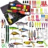 300pcs Fishing Lures Set Freshwater Saltwater Bass Trout Walleye Tackle Kit