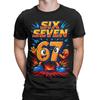 67 Six Seven Italian T Shirt Summer  Leisure T Shirts Male 100 Cotton O Neck Oversize Tees Short Sleeve Vintage Tops