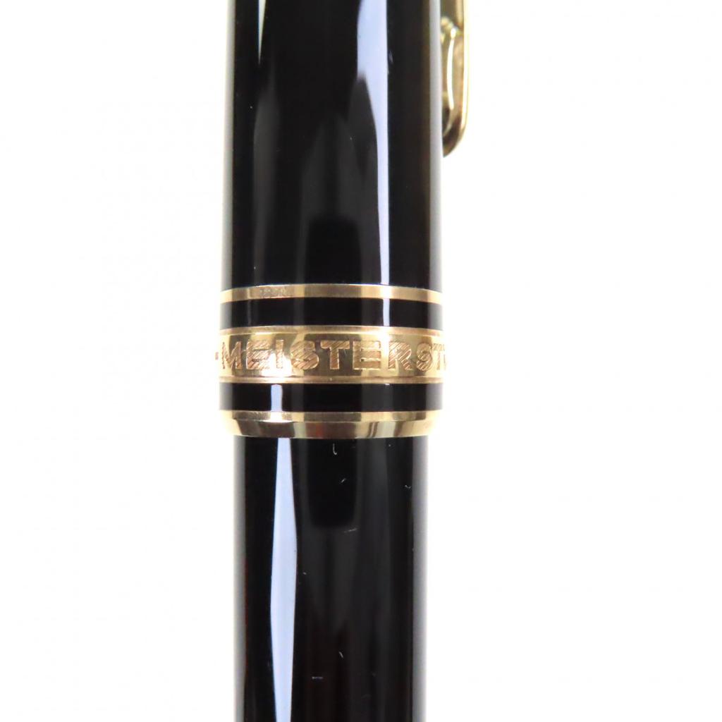 Отличная перьевая ручка MONTBLANC Meisterstück Classic Black золото 14К мужская Б/У