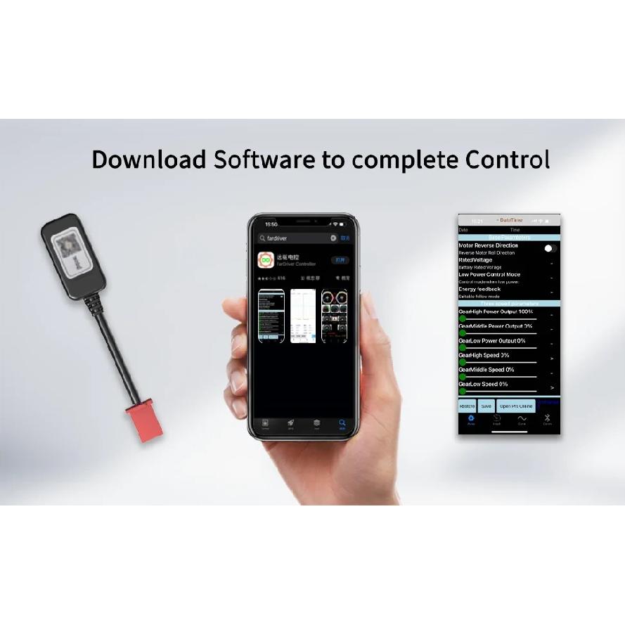 Controller Dongle for Fardriver ND72240 72260 72360 72530 72680 72450 Mobile Control