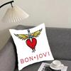 B-Bon Jovis Band Наволочка для подушки-подушки Ультрамягкая, приятная для кожи ткань Облачный комфорт и скрытая молния