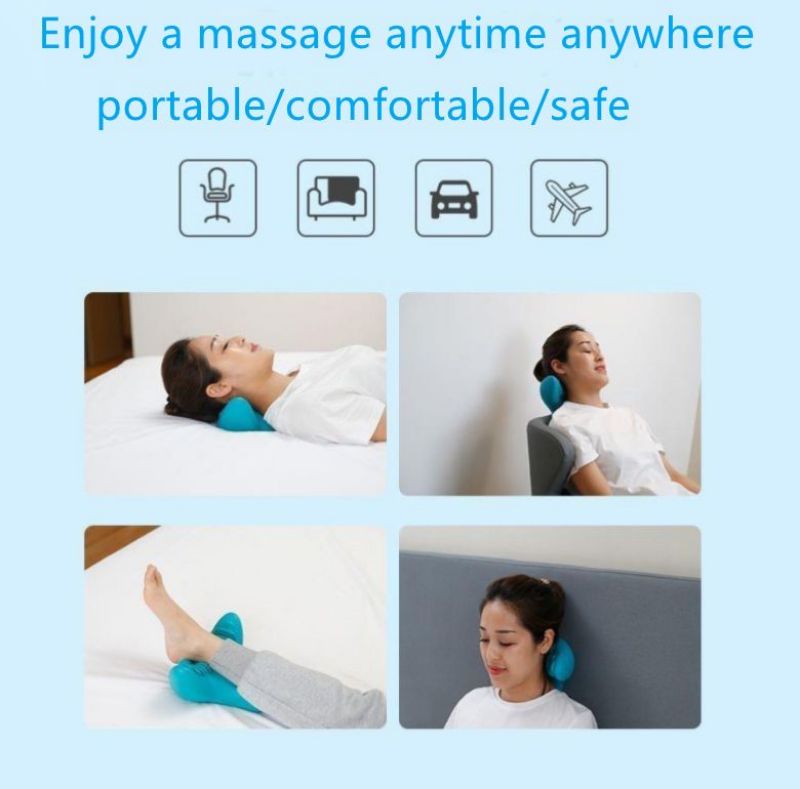 Массаж шеи, коррекция тракции плеч и плеч, гравитационный точечный массаж, облегчение боли в шейном отделе позвоночника, массажная подушка для шейного отдела позвоночника