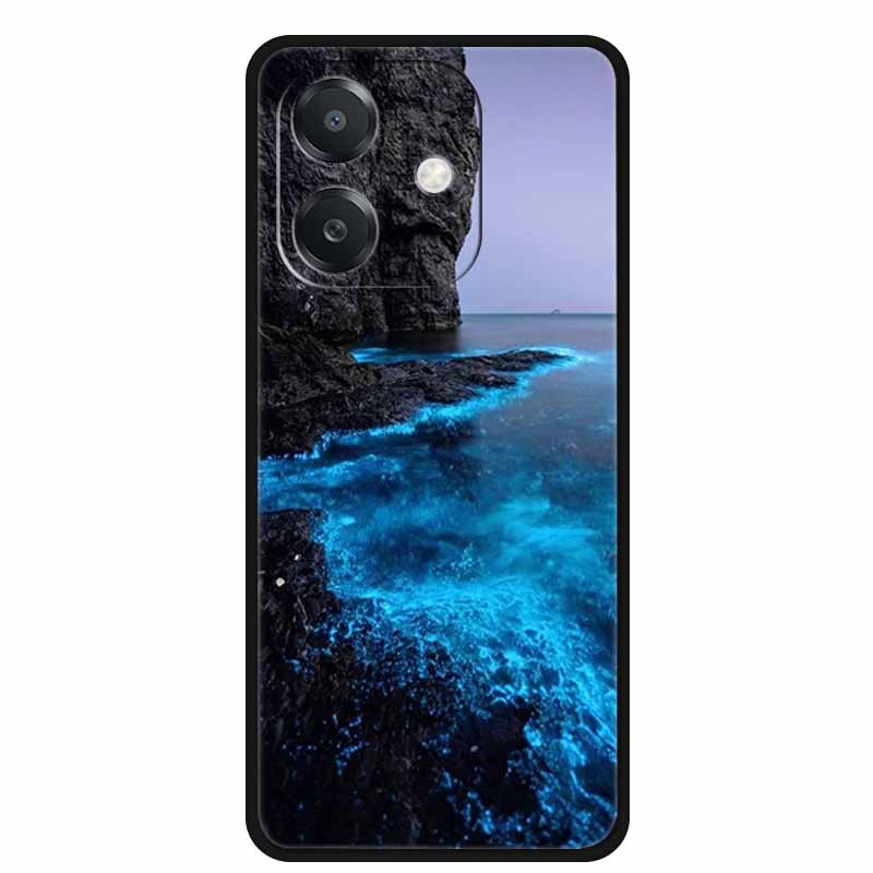 For OPPO A20 Case A 20 Phone Cover Lion Wolf Black Silicone Soft Back Cover Case For OPPO A40 A40m A60 5G Case A 40 A 60 Coque