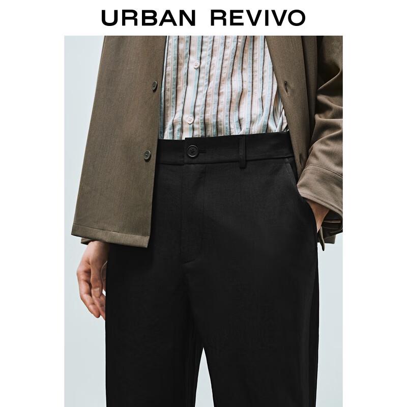 Мужские брюки UR для города, полуэластичный пояс, прямой крой