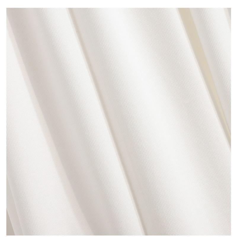 Dimanaf 2024 Plus Size Summer Long Pants Women Elastic Pants Loose Straight Casual Female Basic Trousers Wide Leg Pants White 5XL