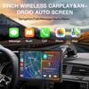 [carabc] Универсальный 9-дюймовый экран CarPlay для автомобиля, Автомагнитола Apple Andriod Auto с 4K-видеорегистратором, камера заднего вида 1080p