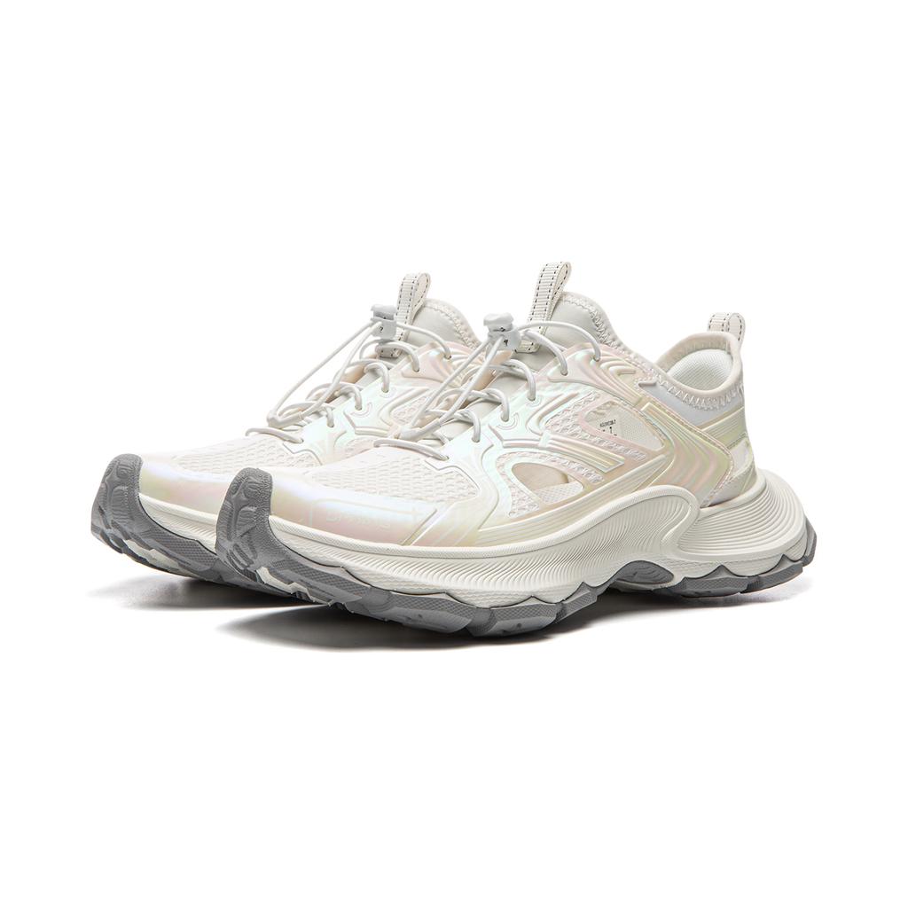 Li Ning Star Halo 2 Нескользящие, износостойкие, легкие ботинки для треккинга по реке Женские Туманно-белые AGUW038-7