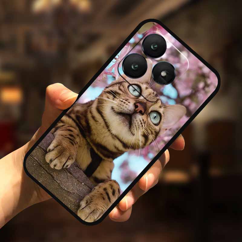 Phone Case For Wiko T20 Back Cover T 20 Lovely Painted Cat Soft Silicone Case for Wiko T20 Cover on WikoT20 Shockproof TPU Funda
