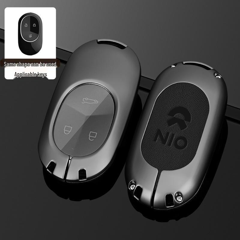 Премиальный чехол для ключа Nio для ET5, ET7, ES7, EC7 - Автомобильный аксессуар высокого класса с мужской застежкой-ракушкой