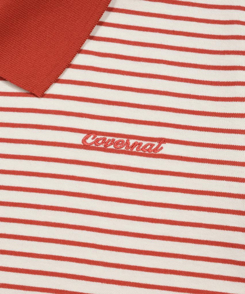 COVERNAT WOMAN Slim Striped T-Shirt Red