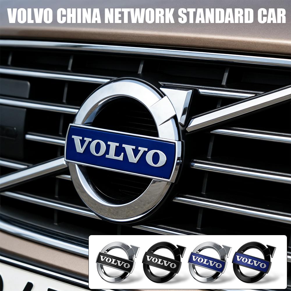 AAAZZ1 Для Volvo Rdesign V40 V50 S40 S80 XC60 S60 XC40 C40 V90 XC60 S90 T6 Автомобиль Передняя Решетка Капота Значок Накладка Автомобильные Аксессуары для Экстерьера
