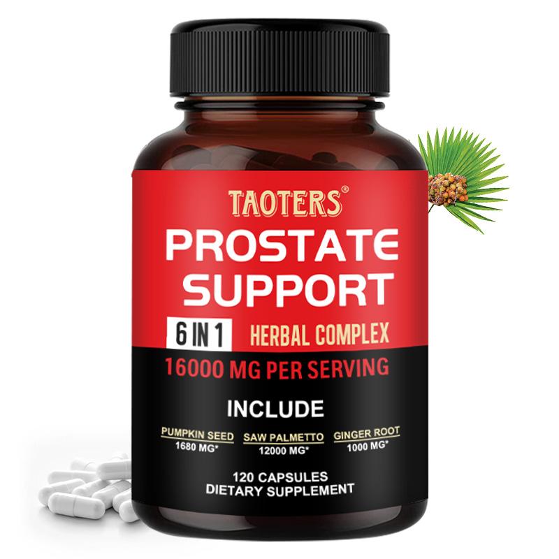 Pumpkin seeds, sawn palm fruit 6-in-1 Herbal Complex 16000mg 120 Capsules