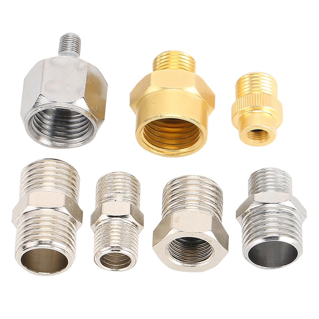 7 шт. профессиональный комплект адаптеров для аэрографа 1/8 дюйма 1/4 дюйма разъем BSP для шланга аэрографа компрессора
