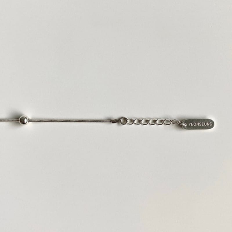 YEONSEUNG Серебряный браслет с шариками