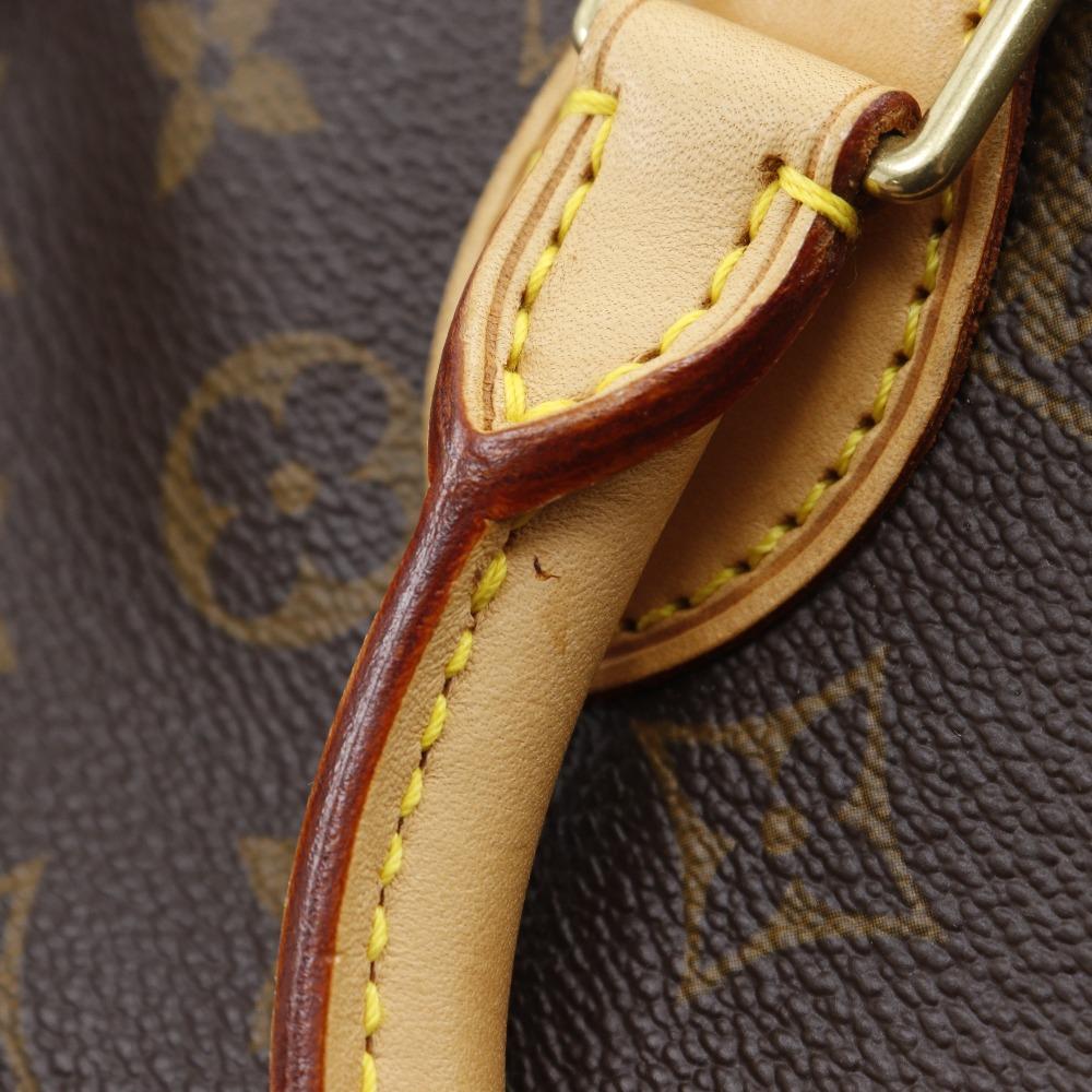Louis Vuitton Попан крутая Сумка M40009 Коричневая Канва Monogram Женская Б/У
