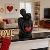 Фигурка обнимающейся пары, напечатанная на 3D-принтере, статуэтка пары с любовным сердцем на День святого Валентина, украшение для дома, офиса, десктопа