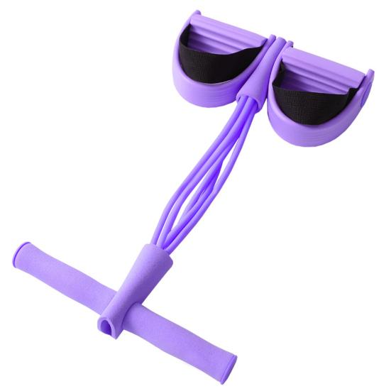 Многофункциональный 4/6-трубный педальный эспандер, эластичная лента сопротивления с ручкой, эластичная веревка для йоги и упражнений на пресс, мужской/женский педальный тренажер, оборудование для тренировок