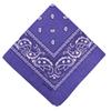 Kakatrend Бандана Фиолетовый Пейсли 100% Хлопок Бандана для Взрослых Унисекс До-рэг Большой 55см x 55см