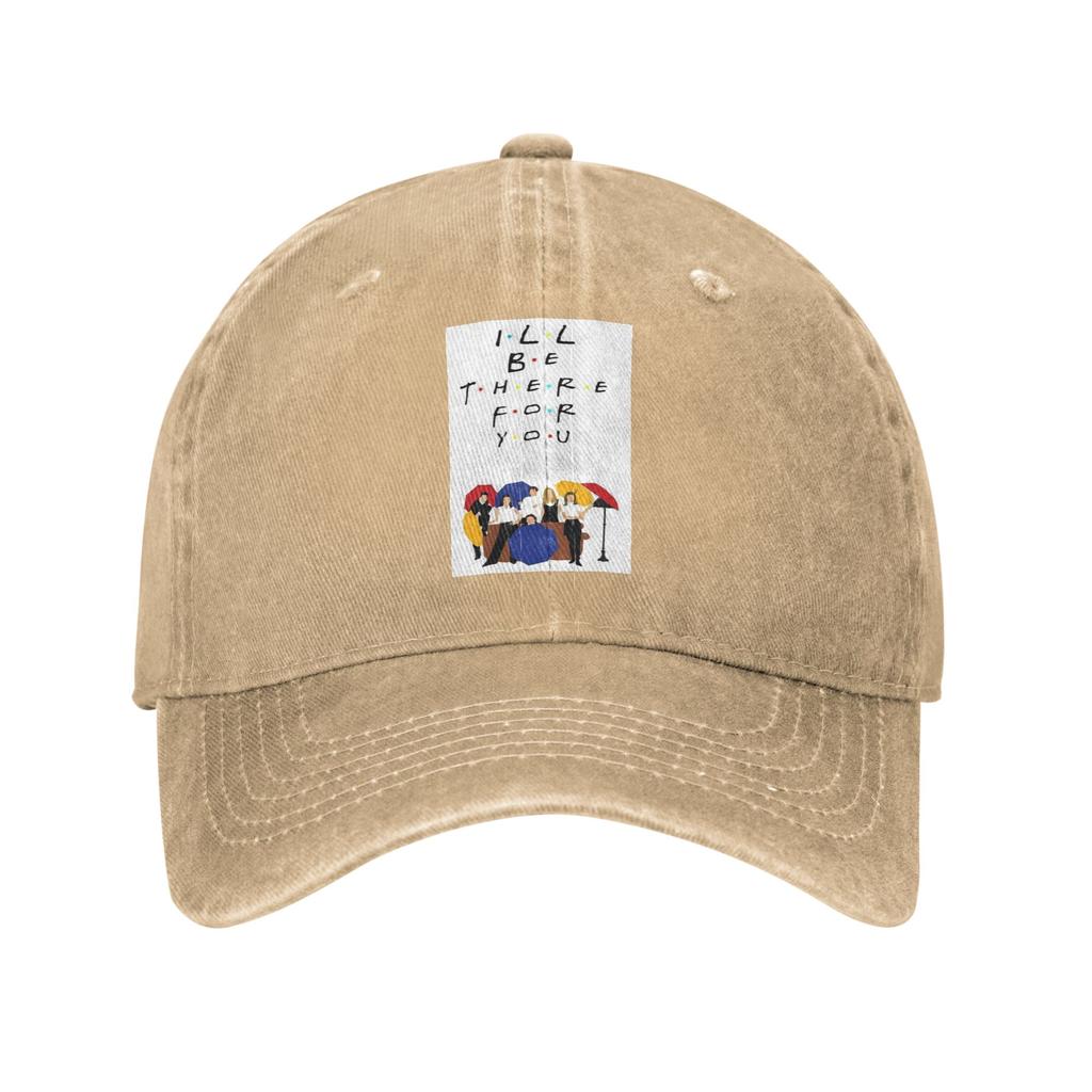 Friend TV Show Washed Denim Cap Casual Baseball Caps Adjustable Hat Summer Unisex Baseball Hats