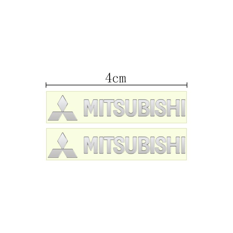 Metal emblem Auto Decor Decals Car Window Wiper Stickers For Mitsubishi ASX LANCER OUTLANDER PAJERO Ralliart Car Styling