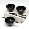Yamaga Lacquerware Shop Soup Range Суповые палочки для еды, 3 шт., микроволновая печь, посудомоечная машина, японская японская японская Kishu, парная миска, миска, миска, набор,