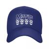 Reunion Island Flag Washed Denim Cap Casual Baseball Caps Adjustable Hat Summer Unisex Baseball Hats