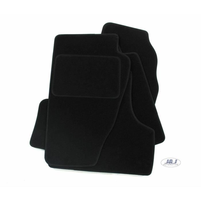 Tapis De Sol Noir Velours - J&J AUTOMOTIVE - Dodge Nitro 2007-2012 - Sur Mesure - Antidérapant - Imperméable
