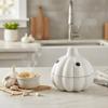 Garlic Shaped Ginger and Garlic Storage Jar Well-ventilated Ginger Storage Box  Kitchen Counter-top