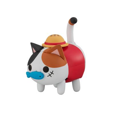MEGA CAT PROJECT One Piece Tokotokonyan Piece Монки Луффи Примерно 90 мм ПВХ раскрашенная готовая фигурка Нян! Д.