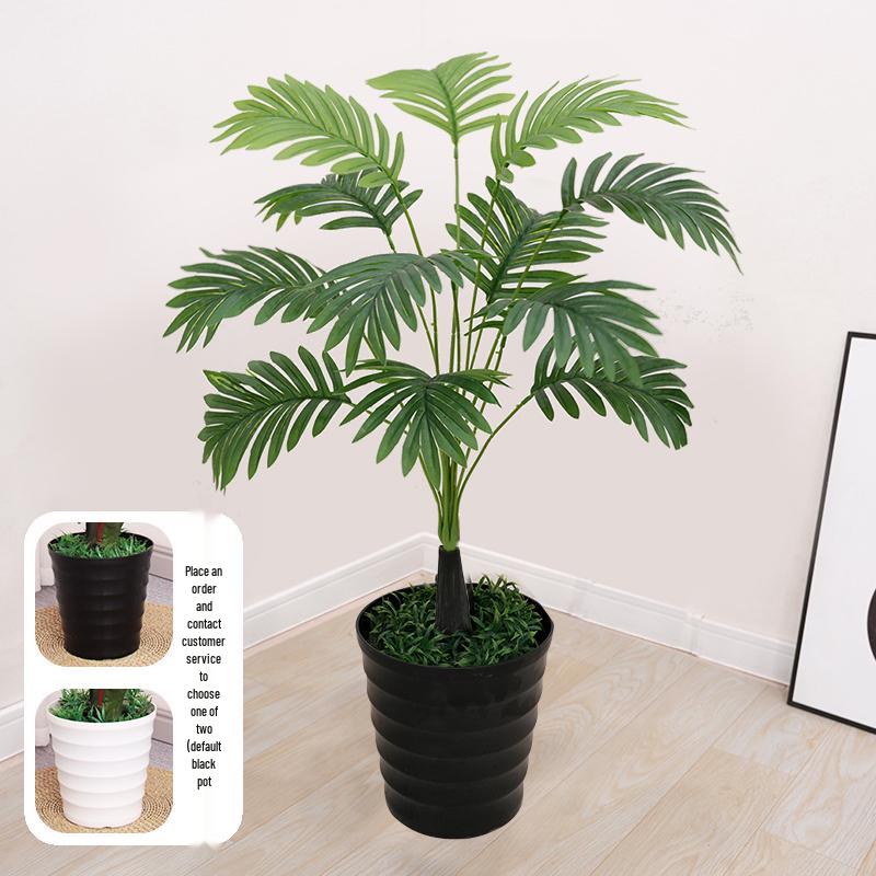 Большая искусственная пальма «Рыбий хвост» напольная | Комнатная искусственная зелень для декора гостиной