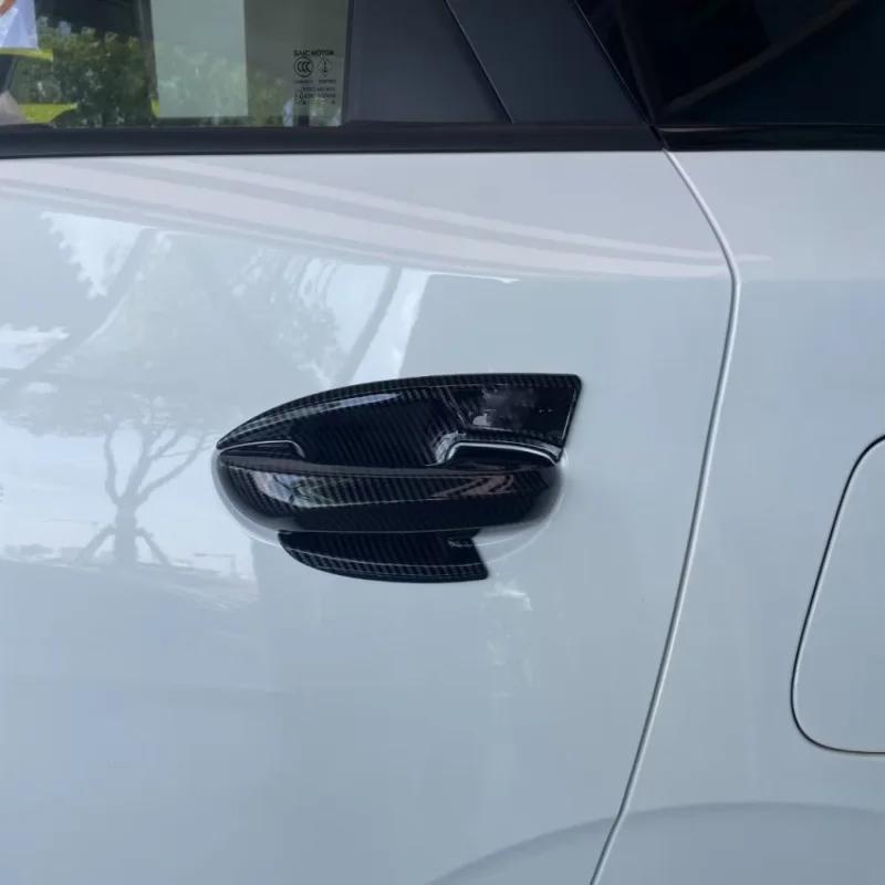 LHD RHD For MG 4 MG4 EV Mulan 2022 2023 2024 ABS black Car Door Handle Cover Door Bowl Protector Molding Trim Auto Accessories tcl6