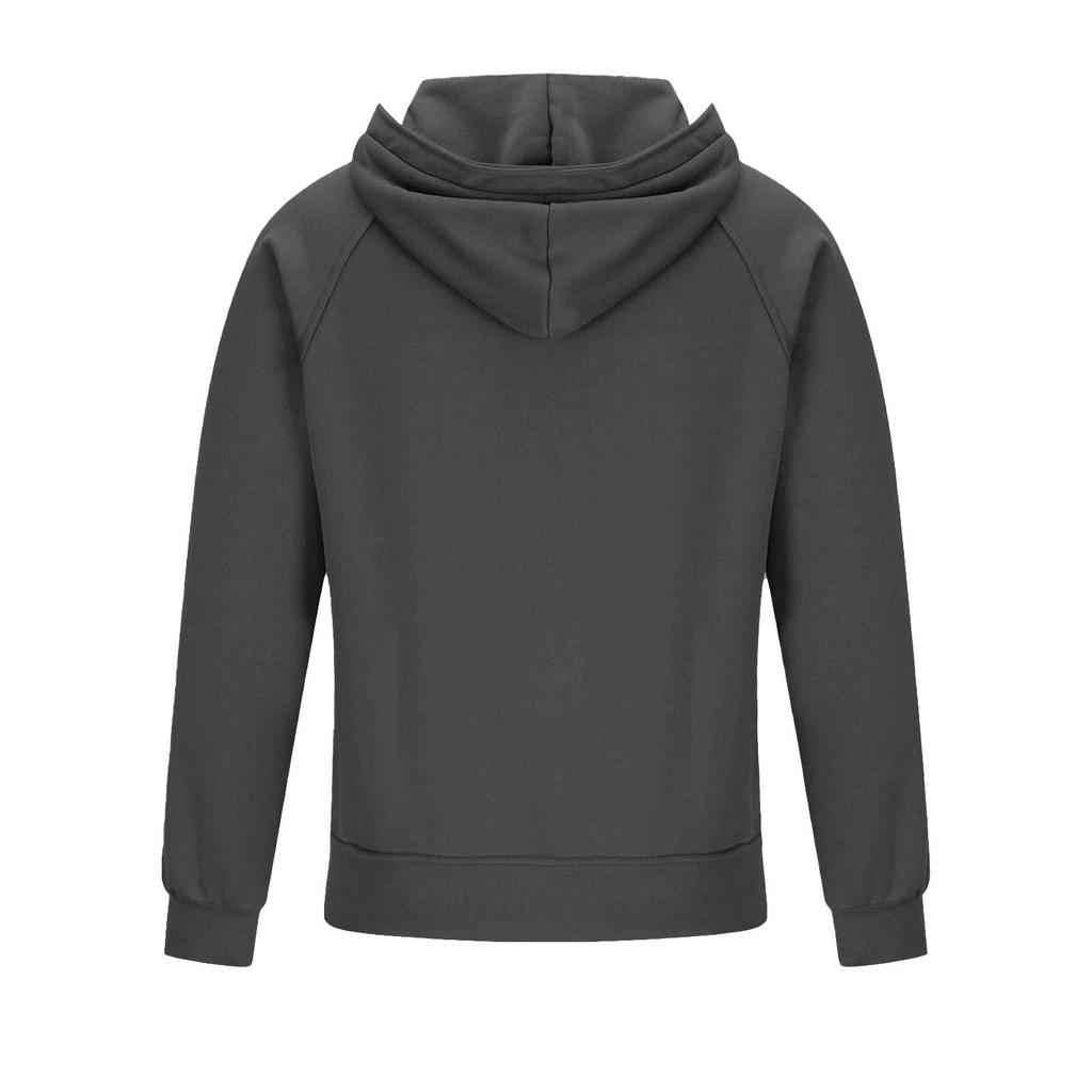 Мужская толстовка с капюшоном, длинный рукав, худи на молнии, трендовая, повседневная, для тренировок, на молнии, с карманами