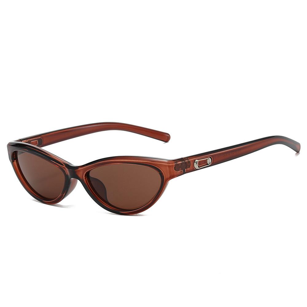 European style literary and retro sunglasses, small frame decorative plain glasses, versatile personalized men's and women's sunglasses