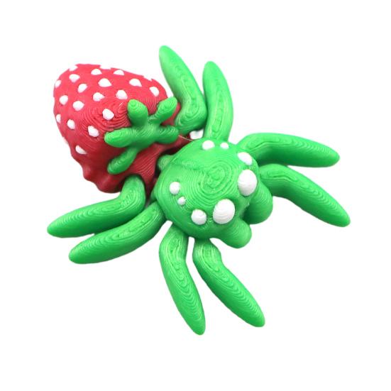 Yousheng 3D Printed Spider Ornament Mini Spider with Movable Joints Colorful Spider Fidget Toy for Kids And Adults Party Favors