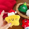 Kawaii Рождественский плюшевый брелок мультфильм Санта-Клаус Рождественская елка мягкая кукла брелок сумка кулон рождественский подвесной декор подарок