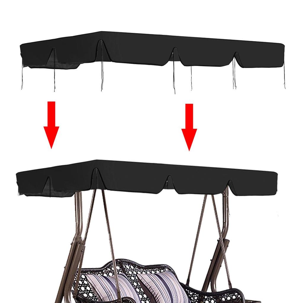 Водонепроницаемый тент для отдыха на открытом воздухе, садовый двор, наружная крышка качелей 190x132 см