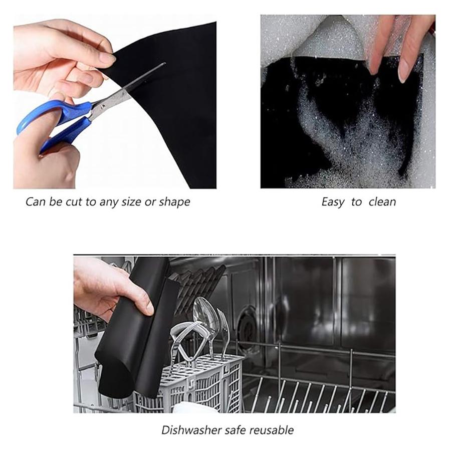 Коврики для гриля для уличного гриля, многоразовые, термостойкие, коврик для гриля и выпечки, антипригарные тефлоновые коврики для гриля для барбекю, аксессуары для барбекю