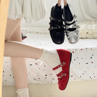 Мода Весна Осень Новые Женские Балетки с Бантом-Бабочкой Лаконичные Женские Туфли в Балетном Стиле Элегантные Туфли для Платья