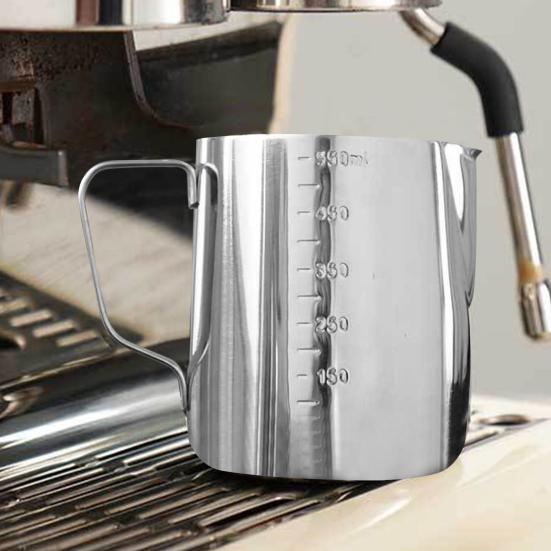 350 мл, 600 мл, 1000 мл, чашка для латте-арт из нержавеющей стали, защита от капель, кувшин для изготовления свечей, высокий