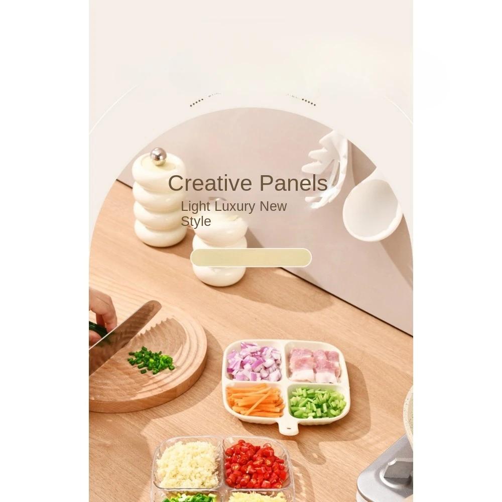 Тарелка для нарезки овощей, Настенная тарелка для вкуса хот-пота, Соевый соус, Дип-соус, Гарниры, Артефакт для хранения