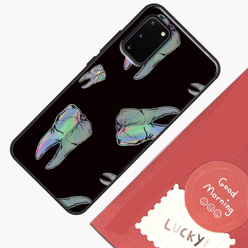 Чехол с рисунком зубов для стоматолога для Samsung Galaxy S22 S21 S23 Ultra Note 20 S8 S9 S10 Note 10 Plus S20 FE Задняя крышка