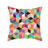 Geometric Sofa Pillow Cover Peach Skin Creative Home Office Cushion Cover Car Cushion