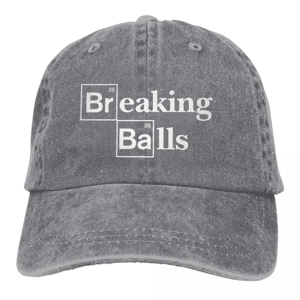 Мужская бейсболка Breaking Balls Trucker Snapback Ковбойские кепки Dad Hat Breaking Bad Walter White TV Golf Hats