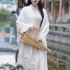 Girl's Cape Shawl Jacket Spring and Autumn New Retro Style White Outer Outfit Sweater Cardigans Women Knitted