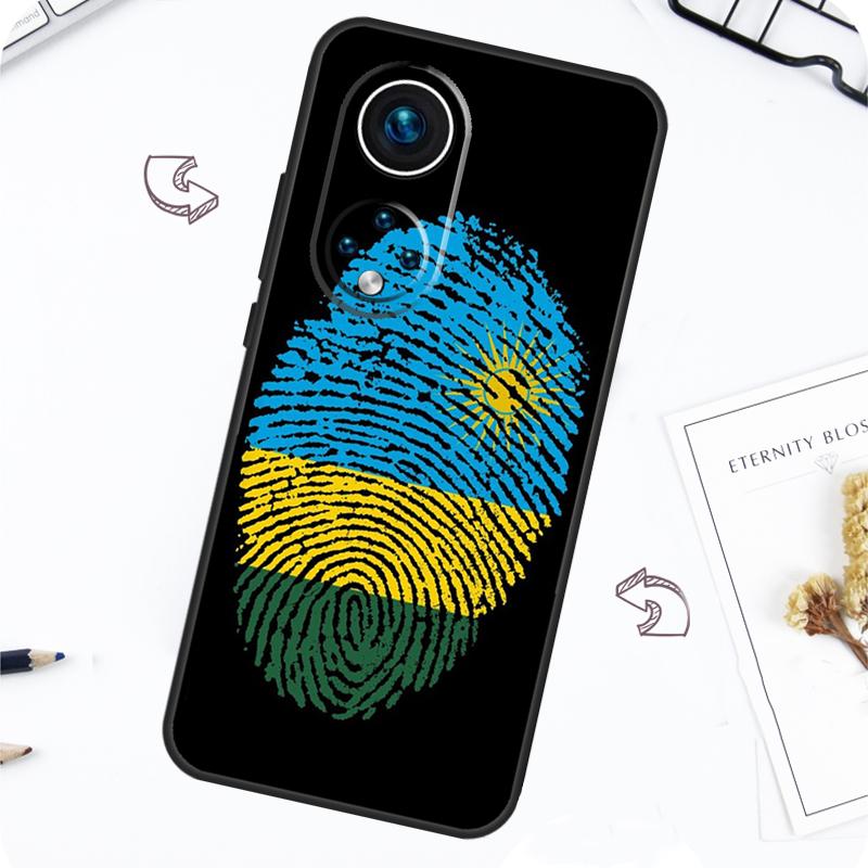 Чехол с гербом и флагом Руанды для Honor Magic 7 Pro 5 6 Lite Honor 200 Pro 50 70 90 X8b X9a X8a X8 X9 X9c X9b