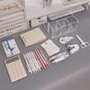 Transparent Acrylic Storage Box Office Student Desktop High-value Large-capacity Pen Holder Multi-function Pen Storage Room