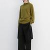 EMBRACE COLLECTION Super Fine Merino Layering Wrap Skirt_Taiga