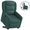 VidaXL Recliner Armchair Dark Green Fabric 3303200