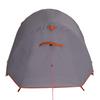 Tunnel Tent for 3 Persons Grey and Orange Waterproof