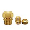 Прямой 1/8" 1/4" 3/8" 1/2" BSP Наружный x 6 8 10 12 мм Под конусную трубку OD Соединитель Латунный фитинг для труб Соединитель Муфта Вода Топливо